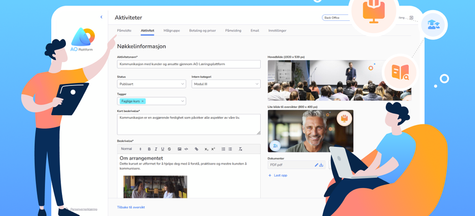 How can you manage e-learning?